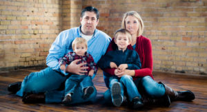 UW-Superior graduate Leah Moore with her family